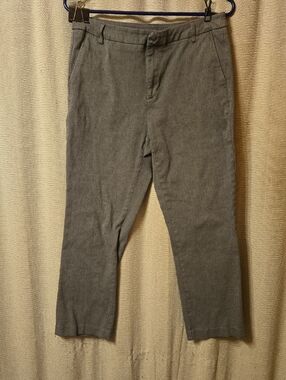 Time and Tru Gray Straight-Leg Pants